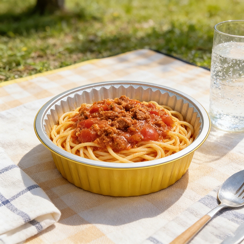 Tin Container Lid - 10pcs Pack 2500ml Round Gold Foil