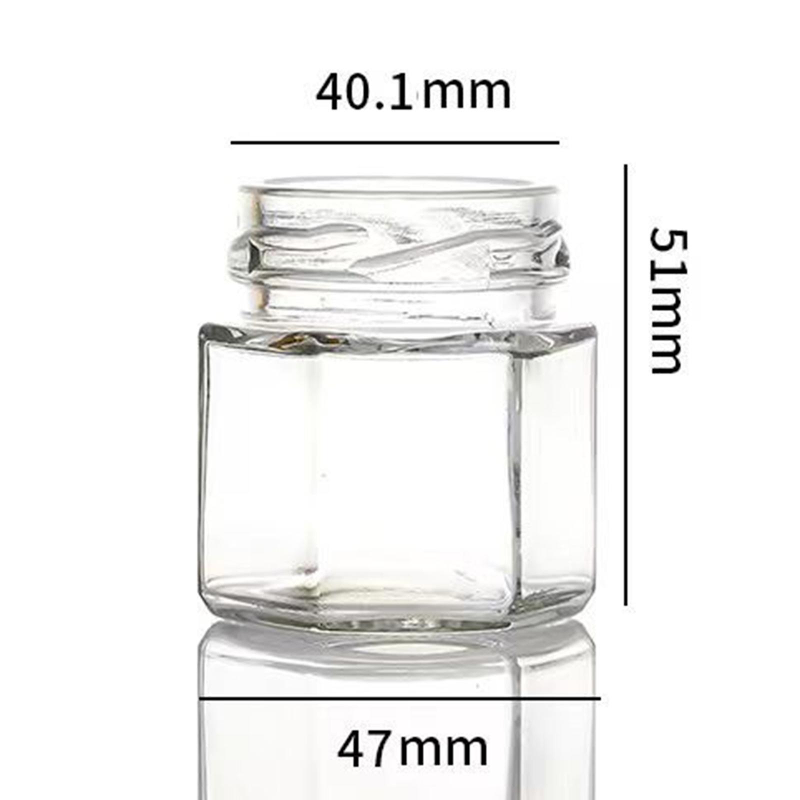 Candle Making Jars With Lids - 20x Small Glass Jars Screw Lids