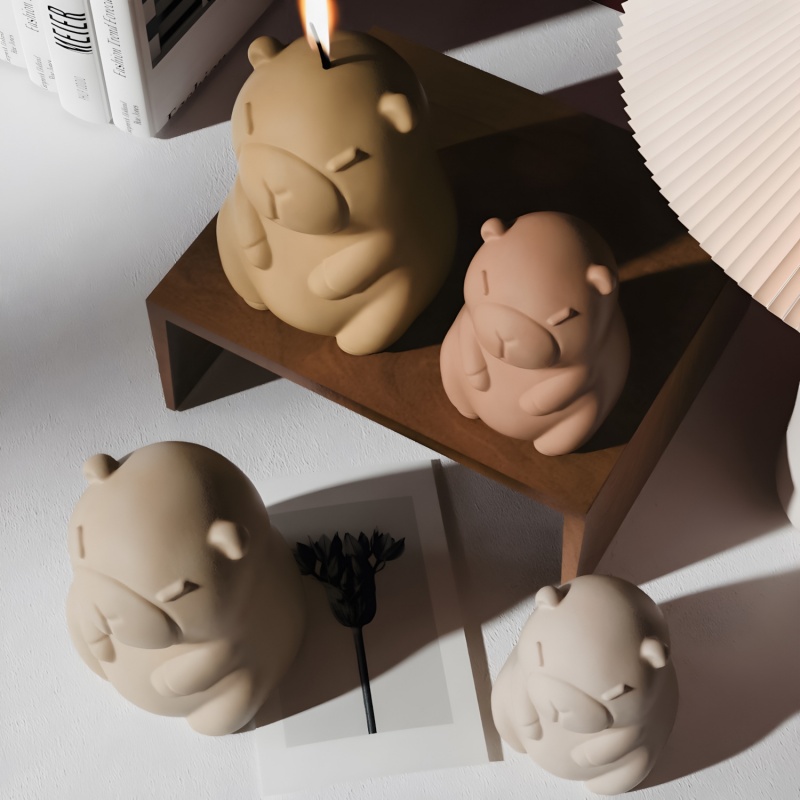 Capybara Pudding Baking Silico - Candle Making Tutorial recension och pris
