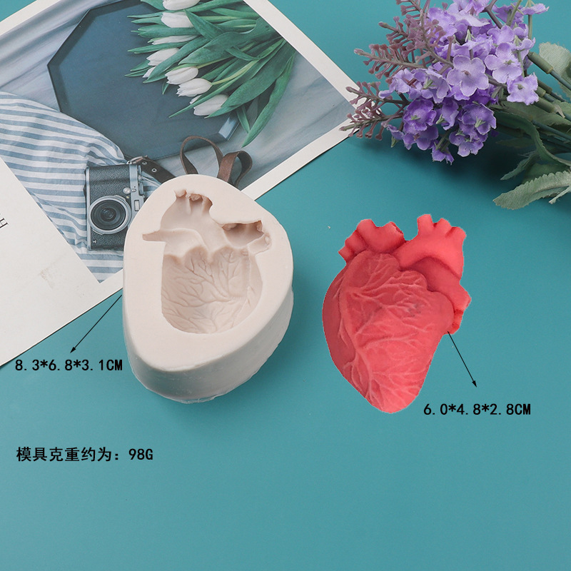 DIY Human Heart Silicone Candl - Candle Making Kits recension och pris