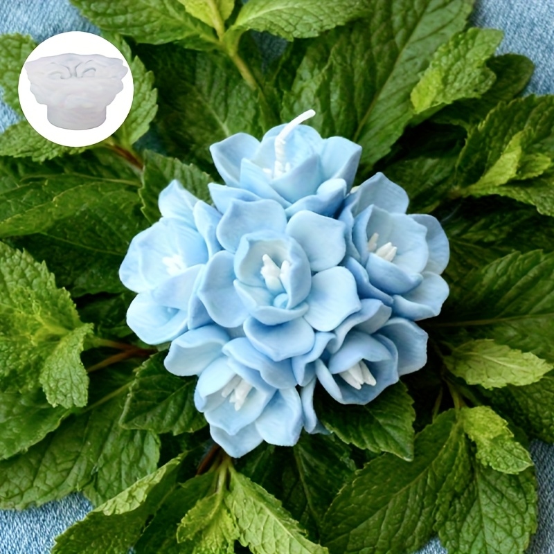 1 Hydrangea Candle Silicone Mo - Candle Making Tutorial recension och pris