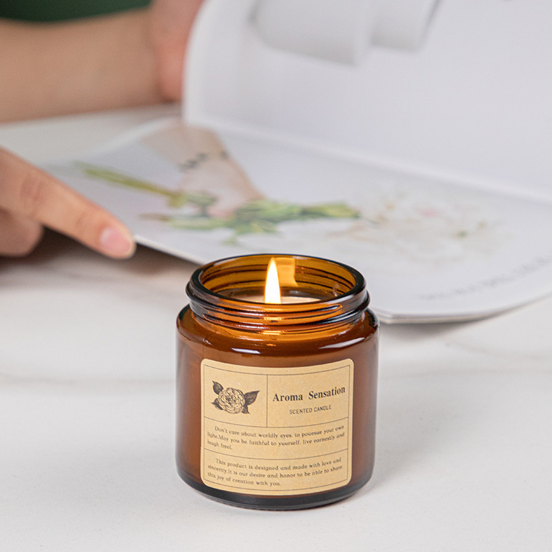 Brown Glass Cup Aromatherapy C - Candle Making Jug recension och pris