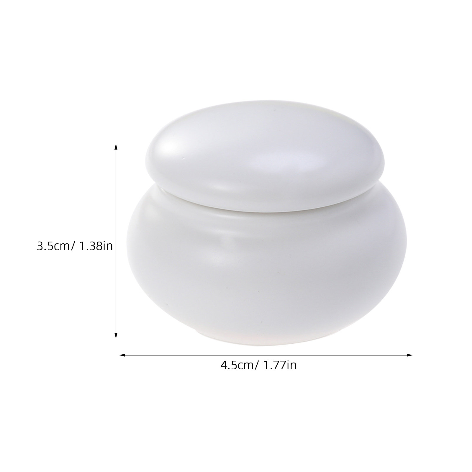 Mini Ceramic Makeup Storage Bo - Tin Container Lid recension och pris