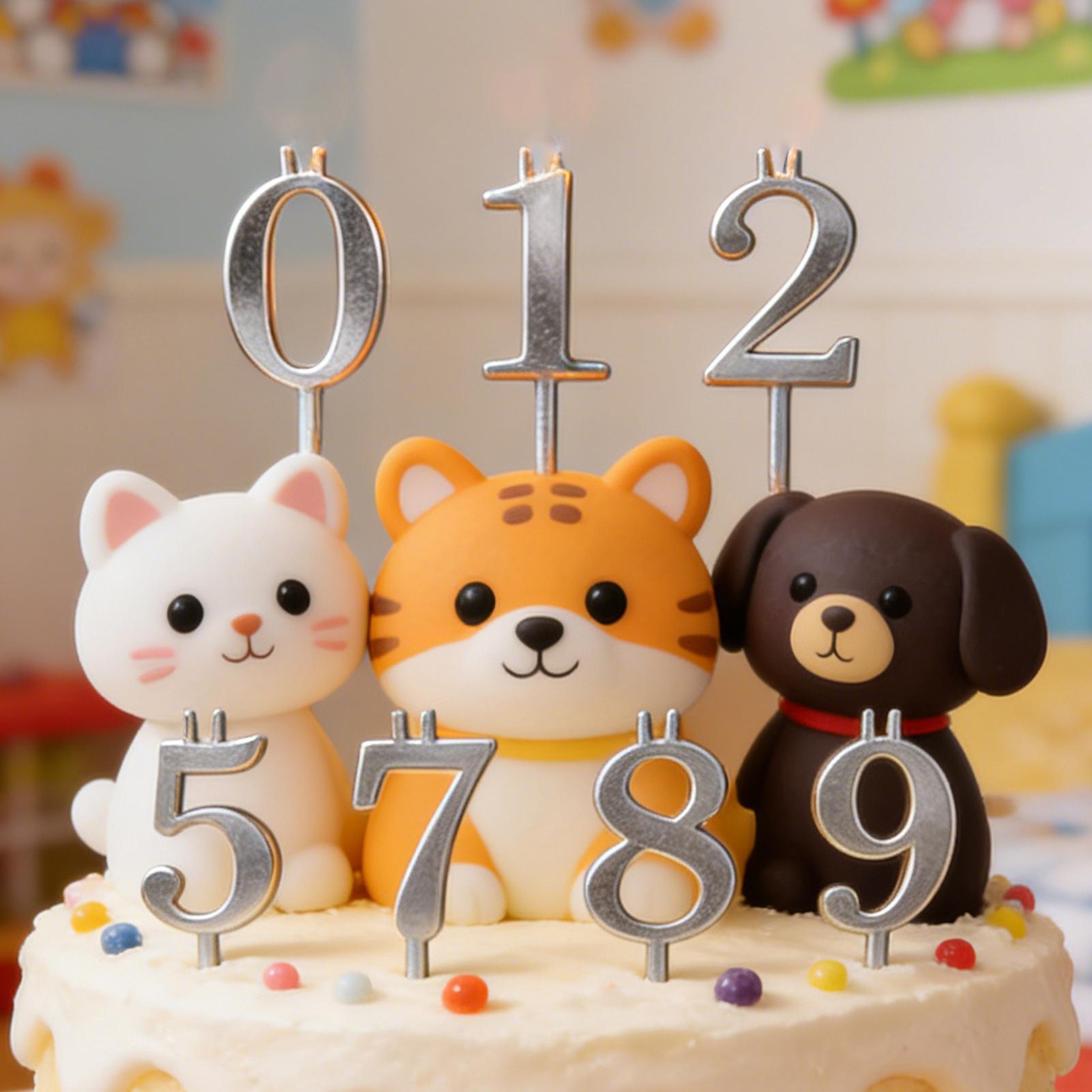 10pcs 0-9 Number Cake Toppers  - Candle Making Tutorial recension och pris